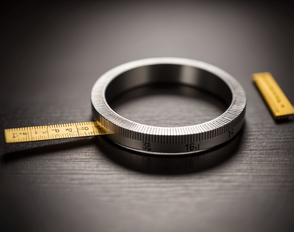 Measuring tape with a ring