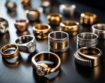 A variation of different ring sizes